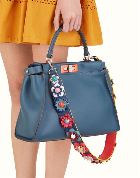 fendi flower strap you|Fendi sunshine shopper with strap.